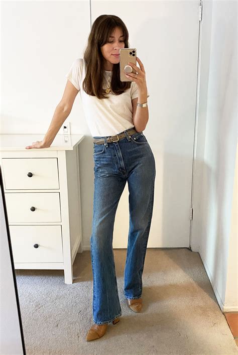 flare jeans with flats